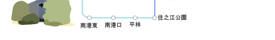 大阪市営地下鉄路線図